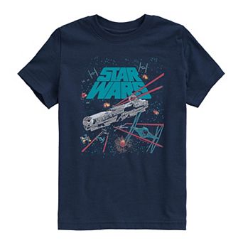 Boys 8-20 Star Wars Ships Distressed Graphic Tee