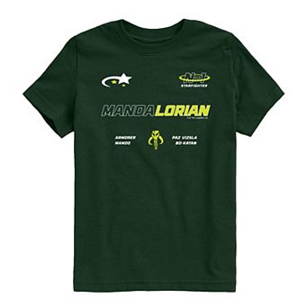 Boys 8-20 Star Wars The Mandalorian Racing Jersey Graphic Tee