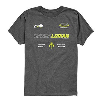 Boys 8-20 Star Wars The Mandalorian Racing Jersey Graphic Tee