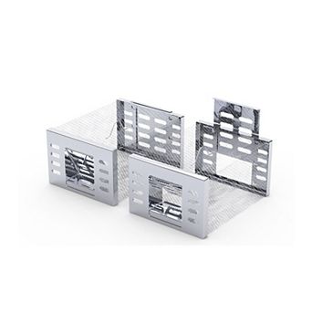 2 pc Humane Rat Traps, Live Catch & Release Mouse Cages with Auto Cycle for Chipmunks & Rodents