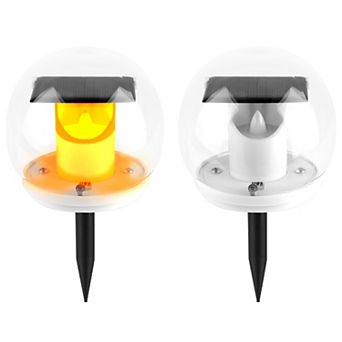2 pc Solar Floating Pool Lights IP67 Waterproof with 3 Color Modes for Pool Garden Patio