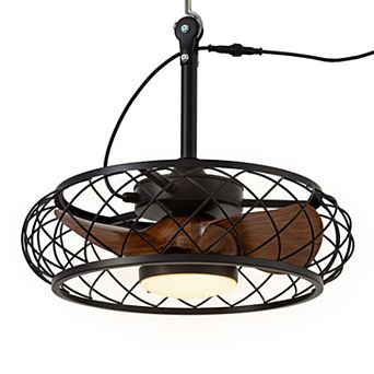 Moooni Indoor/Outdoor Smart Ceiling Fan with Light - Plug-In, Remote & App Control