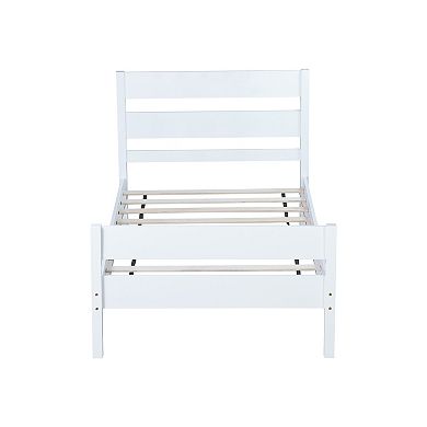 Whisen Twin Bed with Headboard and Footboard