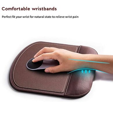 Leather Mouse Pad Wrist Rest
