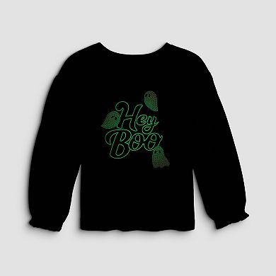 Girls 4-12 Jumping Beans® Halloween Ruffle Cuff Long Sleeve Tee