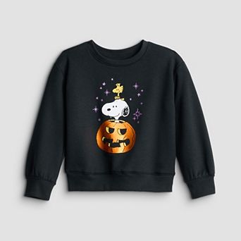 Girls 4-12 Jumping Beans® Peanuts Graphic Fleece Crew Sweatshirt