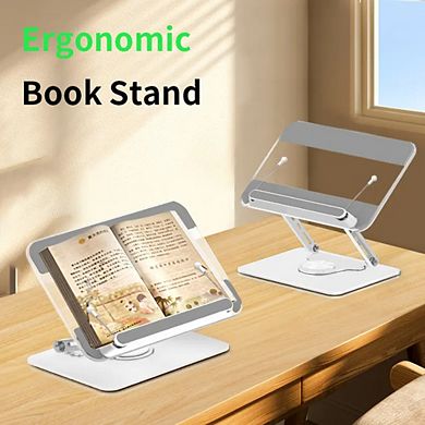 Flexible 360° Rotating Acrylic Book Stand