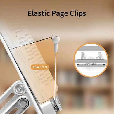 Flexible 360° Rotating Acrylic Book Stand