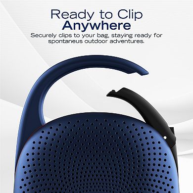 Nautica Nayman SP700 Portable Bluetooth Speaker, Waterproof Portable Wireless Outdoor Shower Speaker