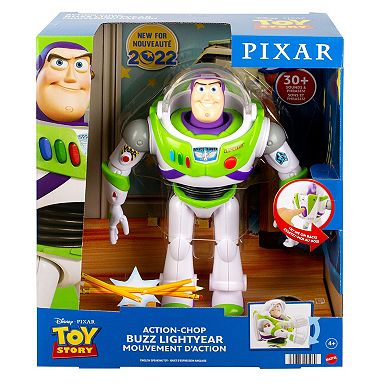 Mattel Disney Pixar Toy Story Action Chop Buzz Lightyear 10-inch Figure