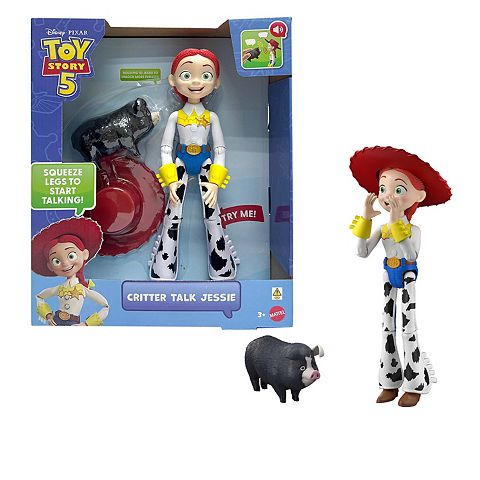 Детские фигурки Mattel Disney / Pixar's Toy Story 5 Critter Talk Jessie 12-inch Action Figure & JD Pig Toy