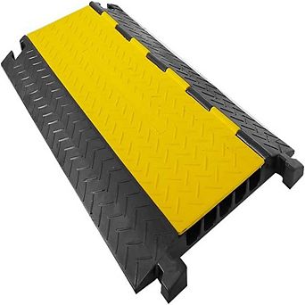 Pyle Cable Protector Cover Ramp Track - 5-Channel Safety Concealment - Marine Grade Waterproof