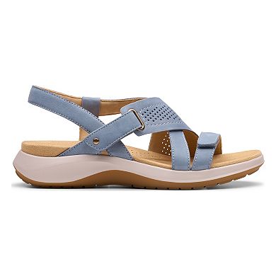 Clarks® Maelynn Paige Women's Leather Flat Sandals