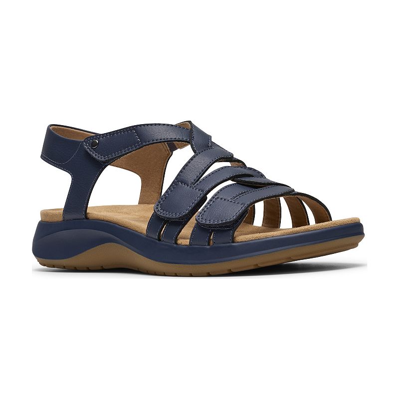Clarks® Maelynn Paige Women's Leather Flat Sandals, 