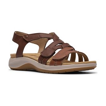 Clarks® Maelynn Paige Women's Leather Flat Sandals