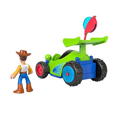 IMAGINEXT Disney / Pixar's Woody & R.C. Play Set with Projectiles