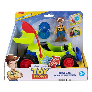 IMAGINEXT Disney / Pixar's Woody & R.C. Play Set with Projectiles