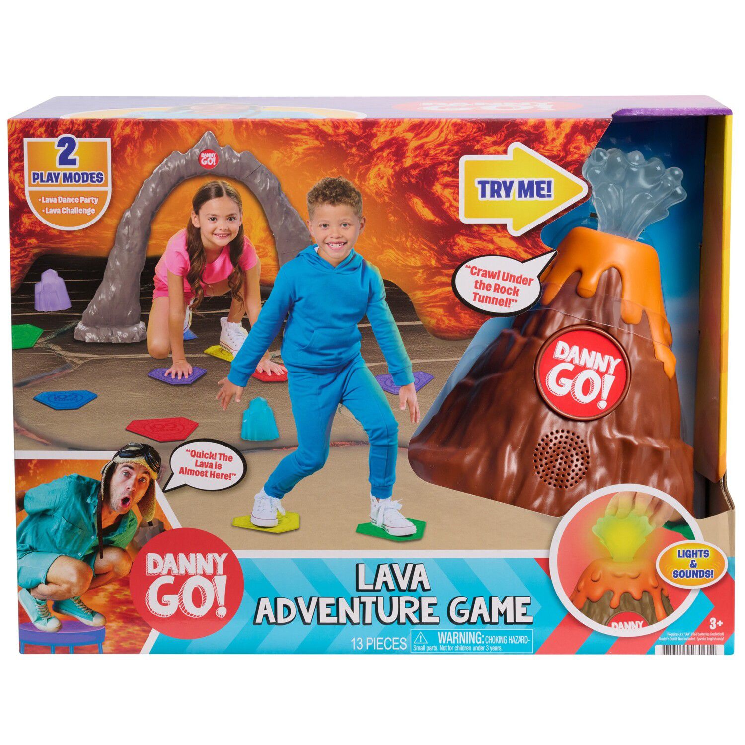 Детские игрушки Danny Go! Lava Adventure Game 13 pc Interactive Play Set