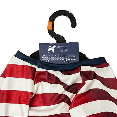 U.S. Soccer Flag Stripe Pet Jersey Tee