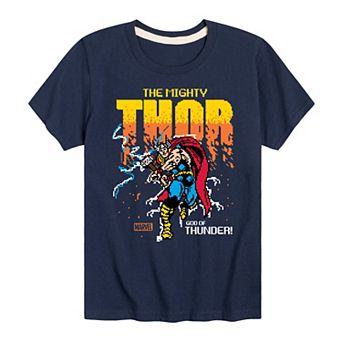 Boys 8-20 Marvel Boy's Thor 8-Bit Pixel Graphic Tee