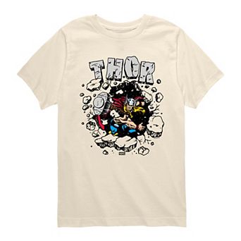 Boys 8-20 Marvel Boy's Thor Rock Burst Graphic Tee