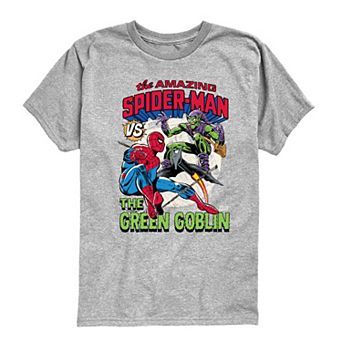 Boys 8-20 Marvel The Amazing Spider-Man Vs The Green Goblin Graphic Tee