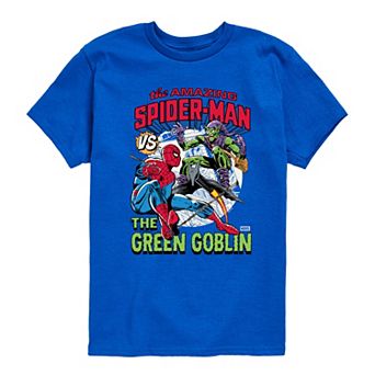 Boys 8-20 Marvel The Amazing Spider-Man Vs The Green Goblin Graphic Tee