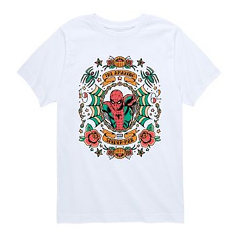 Boys 8-20 Marvel The Amazing Spider-Man Vintage Tattoo Graphic Tee