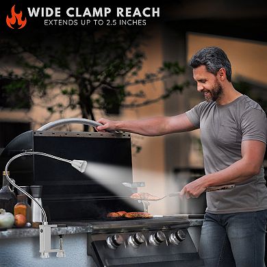 Sorbus LED Magnetic Base light with Gooseneck & Weather Resistant