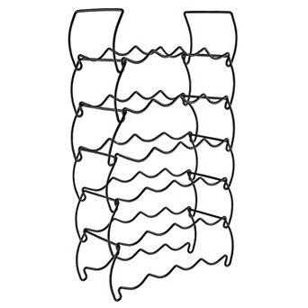 Sorbus 6 tier Stackable Wine Rack - Perfect for Bar, Wine Cellar, Cabinet, Pantry, etc - Hold 24