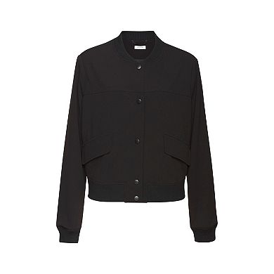 Lascana Women's Snap Front Bomber Jacket