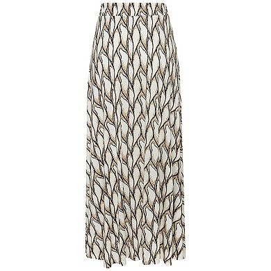 Lascana Women's Side Slit Maxi Skirt