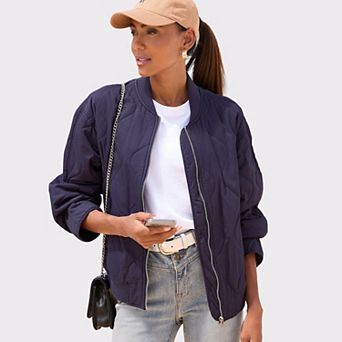 Lascana Women's Quilted Bomber Jacket