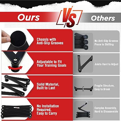 Zealfeel Portable 7-Section Hockey Stickhandling Trainer for On-Ice & Off-Ice Practice