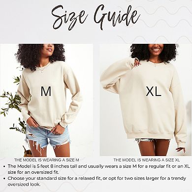 Winter Vibes Block Distressed - Women's Graphic Sweatshirt