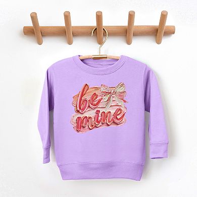 Be Mine Textured Paint - Toddler Graphic Sweatshirt
