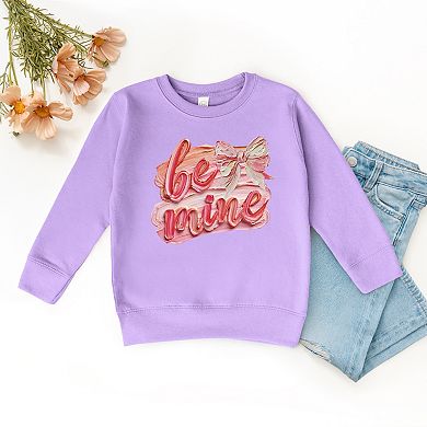 Be Mine Textured Paint - Toddler Graphic Sweatshirt
