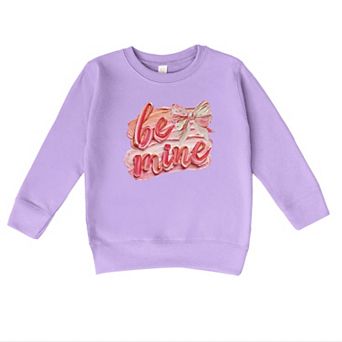 Be Mine Textured Paint - Toddler Graphic Sweatshirt