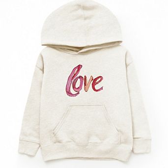 Love Cursive Paint - Youth Graphic Hoodie