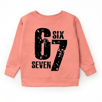 Six Seven Distressed - Youth Graphic Sweatshirt