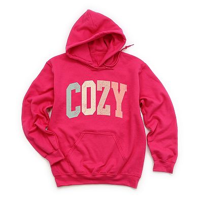 Cozy Arched Pastel - Women's Graphic Hoodie