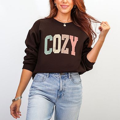 Cozy Arched Pastel - Women's Graphic Sweatshirt
