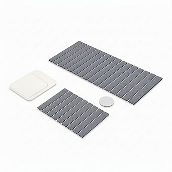 2 Pack Foldable Diatomaceous Earth Bath Mats, Super Absorbent & Quick Dry Non-Slip Shower Mat