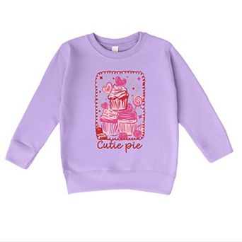 Cutie Pie Cupcakes Frame - Toddler Graphic Sweatshirt