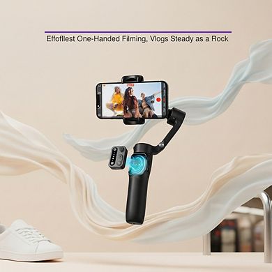 3 Axis Gimbal Stabilizer for Phone with Detachable Remote Control and Foldable Design