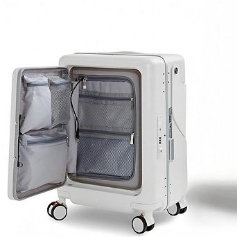 20 Inch Carry-on Luggage with Foldable Seat Back