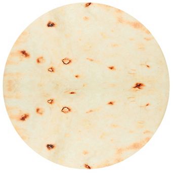 Burrito Tortilla Throw Blanket Soft Round Wrap Swaddle for Adults, Kids, Baby & Pets