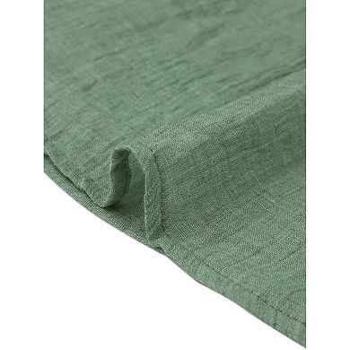 Summer Maxi Skirt for Women's Elastic High Waist A Line Swing Long Skirts