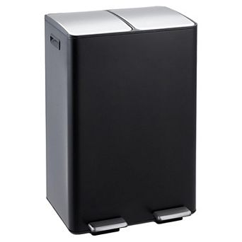 16 Gallon Dual Compartment Trash Bin