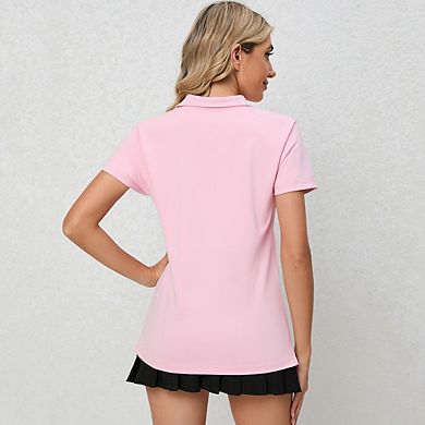 Women's Golf Polo Short Sleeve T Shirt
